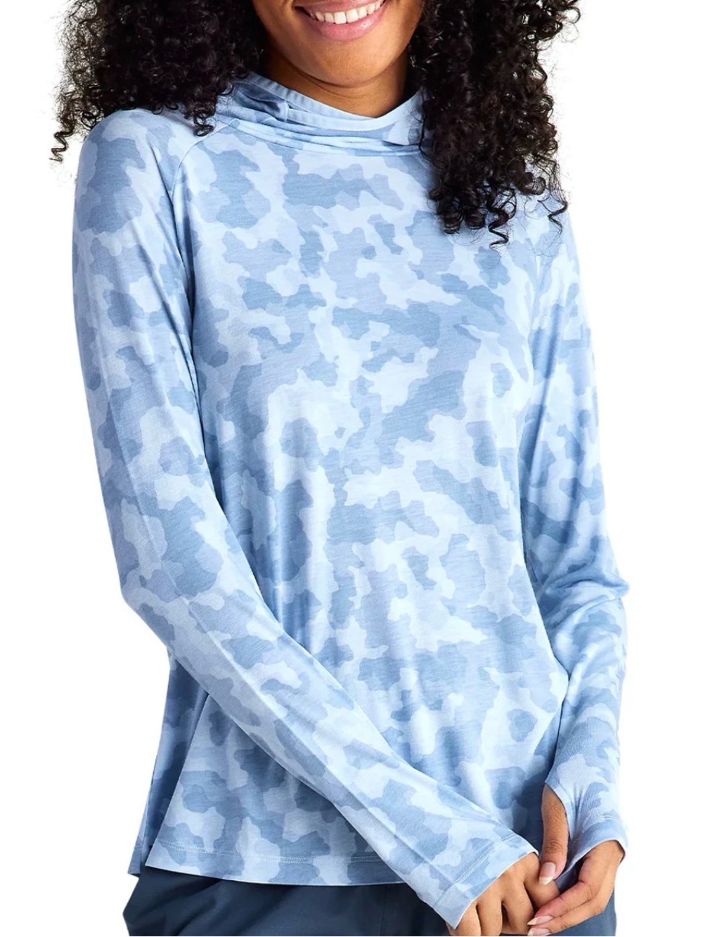 FREE FLY WOMEN'S BAMBOO LIGHTWEIGHT HOODIE II size Medium